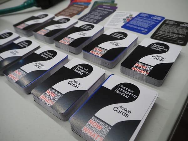 № 126 | People’s Emergency Briefing Action Cards, The Neuroinclusive Design Toolkit, System & Self Deck, Disagree Differently, Izdihar, Books in Space, The ETHIC Framework, and Believe and Be Like Cards